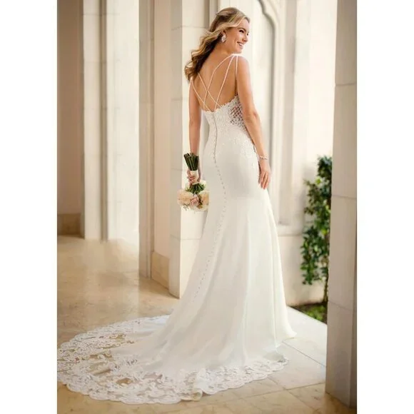 stella york backless wedding dress Sample Stella York 7954 Wedding Dress